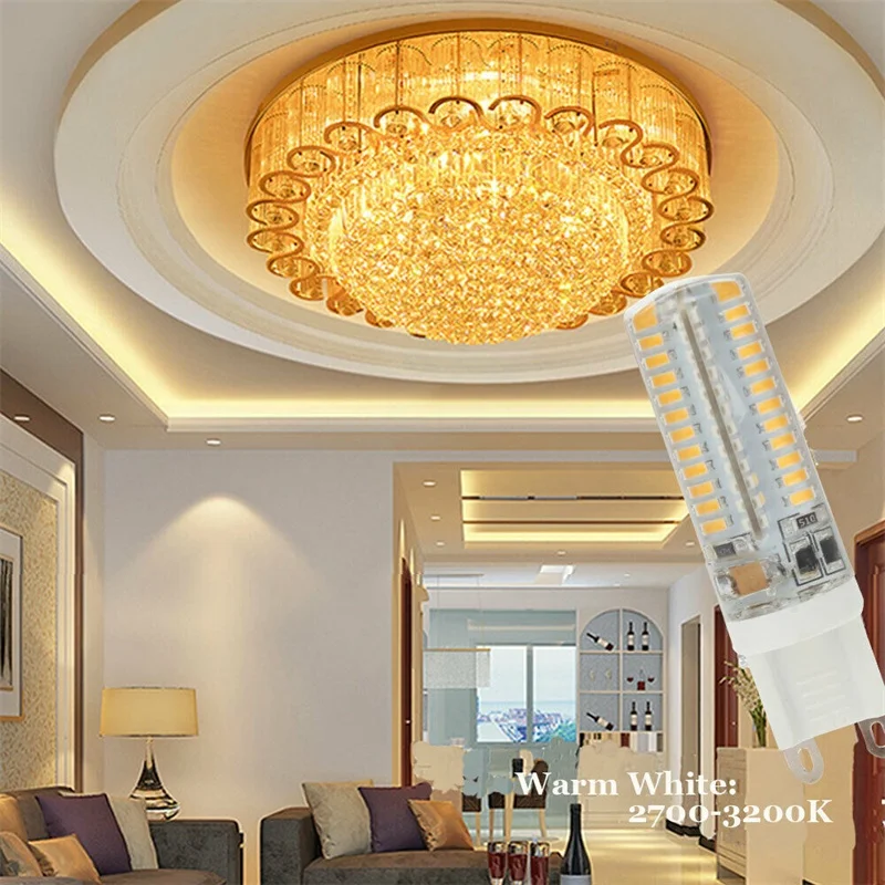 Силиконовые Кристальные светодиодсветодиодный лампы G4 5 Вт светильник SMD 48