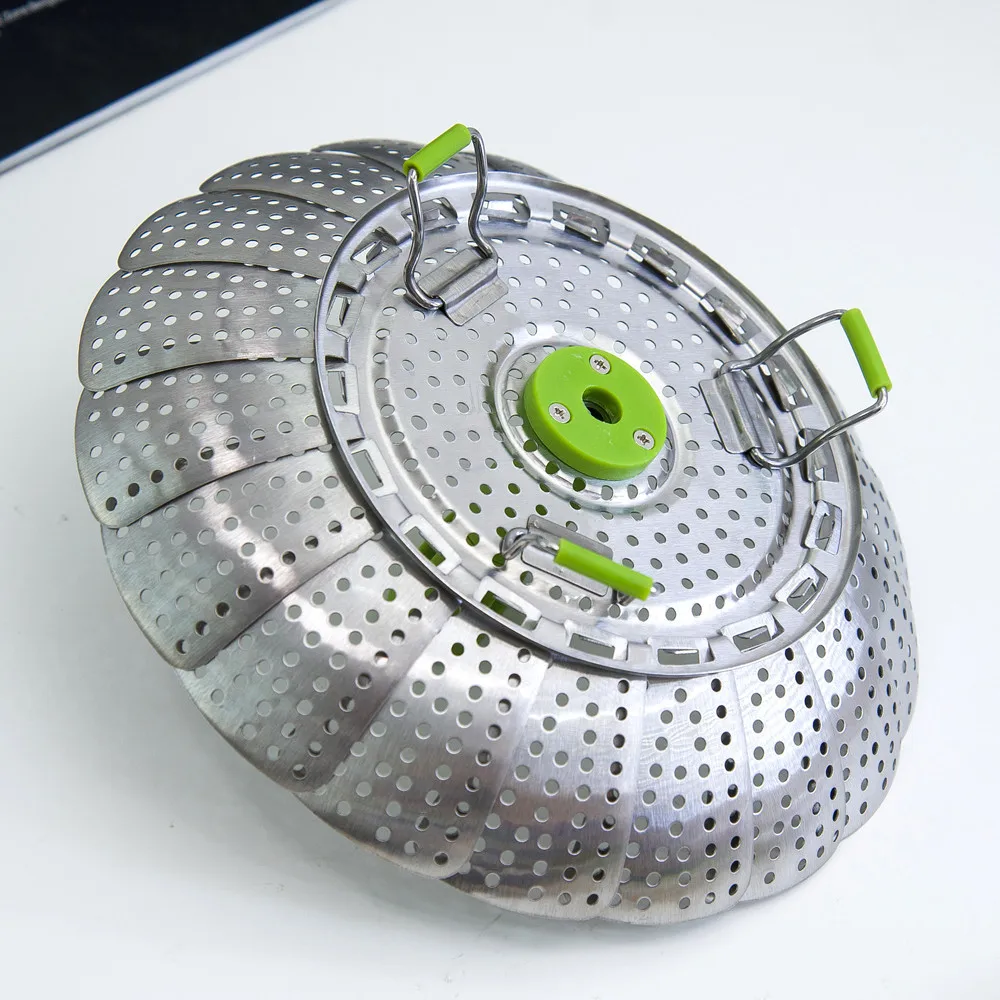 Отпариватель для овощей из нержавеющей стали Sowoll складная Паровая корзина блюд