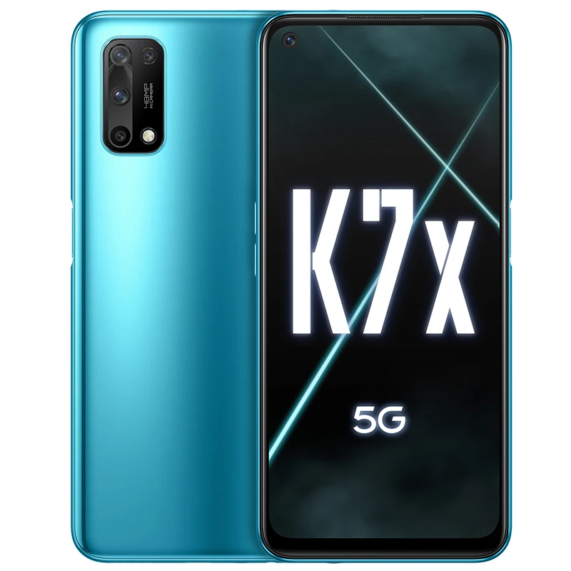 В наличии Oppo K7X 5G мобильный телефон 48.0MP 5 камер Android 10 0 6 &quot90 Гц 2400x1080 30 Вт Зарядное