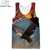 animal eagle custom name 3d printed men vest harajuku fashion sleeveless t shirt summer streetwear cool unisex tank top bx015