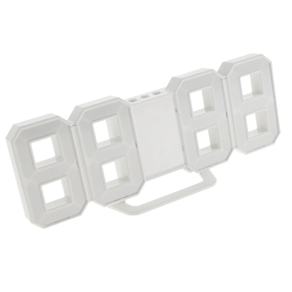 Цифровые светодиодные настольные настенные часы с дисплеем 24/12 часов USB