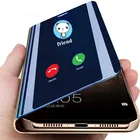 Умный зеркальный флип-чехол для Huawei P40 P30 P20 Mate 30 20 10 Pro lite, чехлы для Honor 8X 9X 10 20 pro lite Y6 Y7 Y9 P Smart 2019