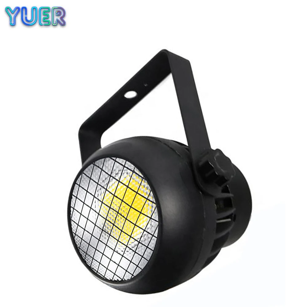 2021 NEW 60W COB Par Light LED RGB 3in1 Cob Flat Lamp DMX512 For Stage Lighting DJ Disco Wedding Christmas Decoration Light