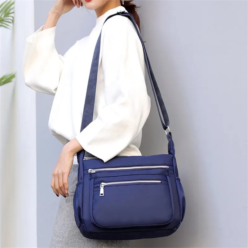 

Waterproof Nylon Women Crossbody Bags Casual Vintage Hobos Shoulder Bag Tote Ladies Handbag Female Messenger Bags Bolsa Feminina