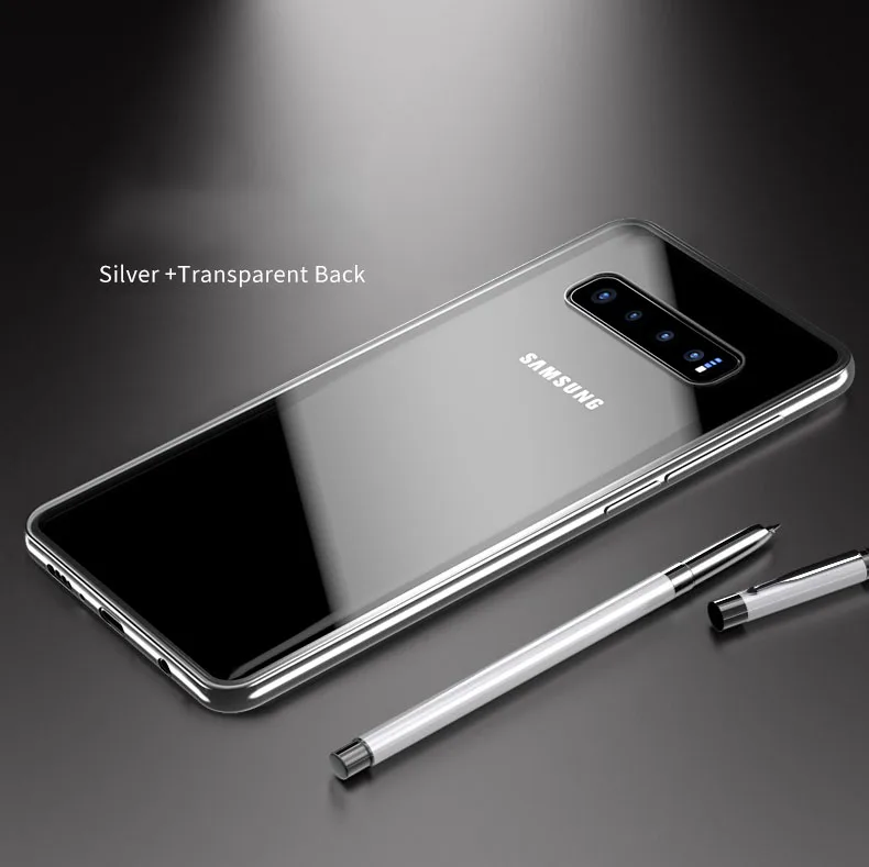 S8 алюминиевая рамка магнит защитный чехол для samsung Galaxy S8plus металлический бампер чехол для samsung Galaxy S9 S9plus бампер чехол