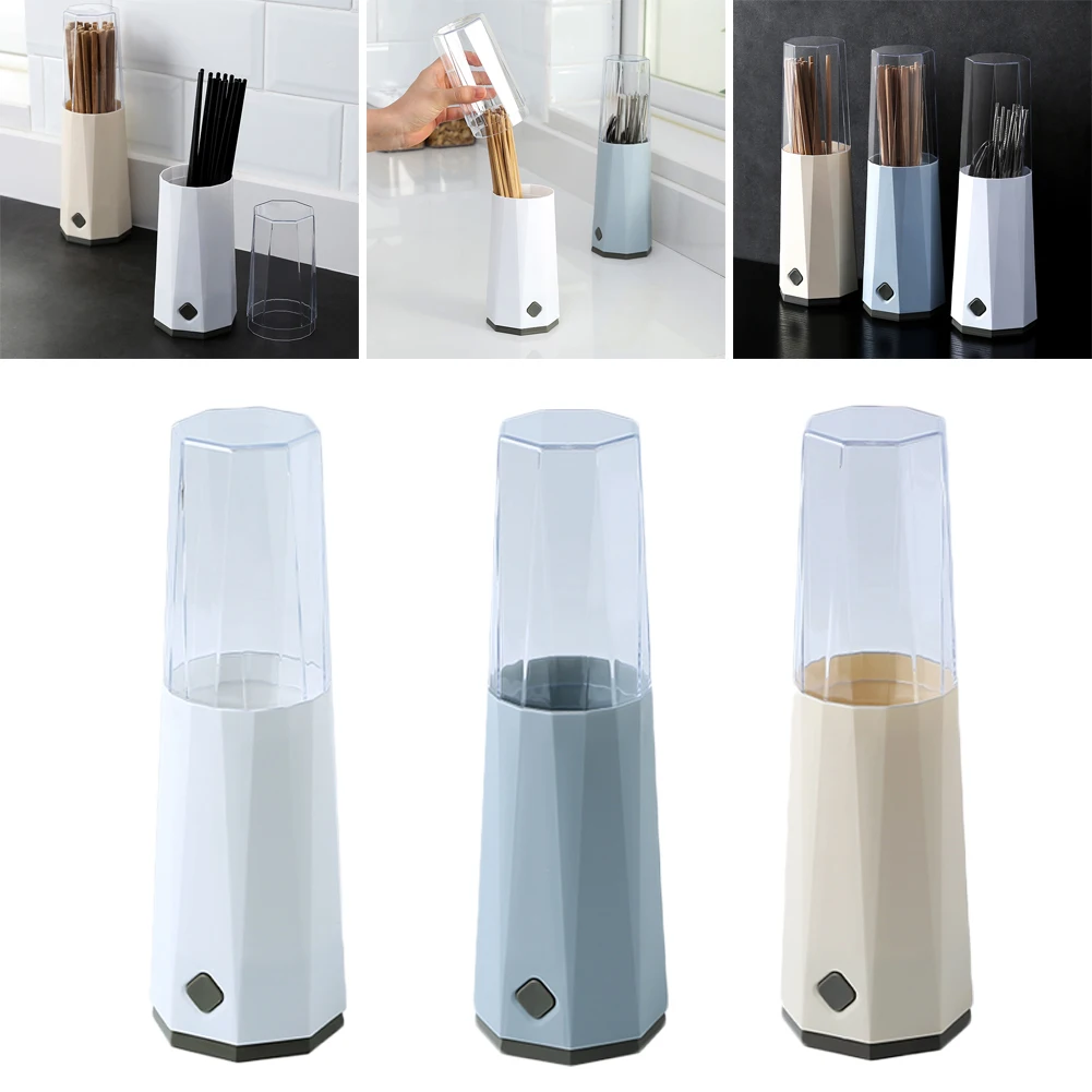 

Kitchen Organizer Plastic Utensils Holder 10.6" Chopsticks Spoons Forks Basket Drying Rack with Detachable Drainer