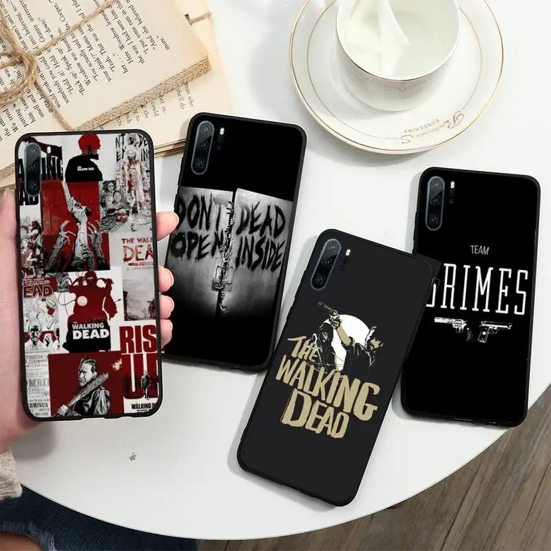 ТВ сериал &quotХодячие мертвецы&quot Чехол для телефона Huawei honor Mate P 10 20 30 40 i 9 8 pro x Lite smart
