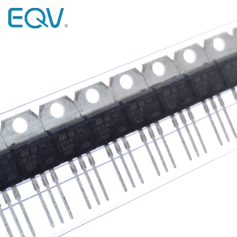 10 шт. BTA16-600B-220 BTA16-600 TO220 BTA16 600V 16A симисторов и
