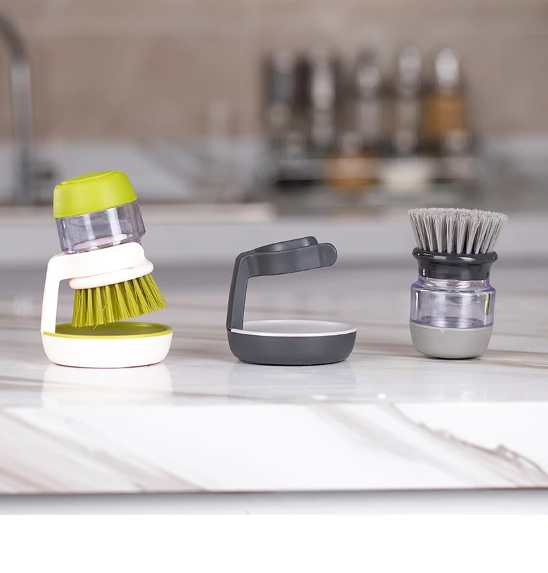 

Clean dishwashing Brush Pot Brush Automatic Liquid Dish Brush decontamination Plus Detergent Brush