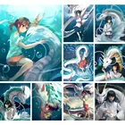 Набор для рисования по номерам на холсте, с рисунком дракона