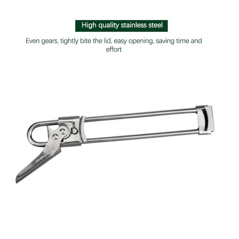 

Multifunctional Can Opener Beer Bottle Opener Adjustable Stainless Steel Manual Jar Master Opener Gripper Kitchen Supplies Tools