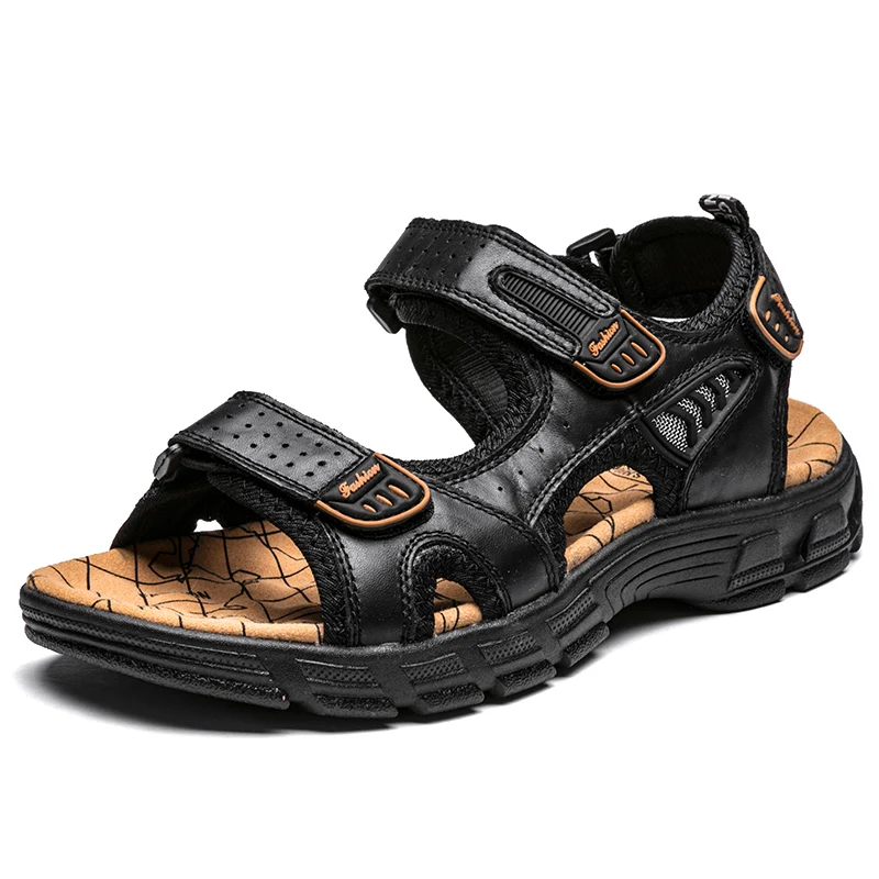 Уличные летние сандалии мужская обувь 2021 большой размер 46 удобные мужские