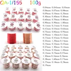 Магнитный медный провод 0,1 мм 0,2 мм 0,4 мм 1 мм 0,5 мм, эмалированный медный обмоточный провод, катушка, медный провод, обмоточный провод