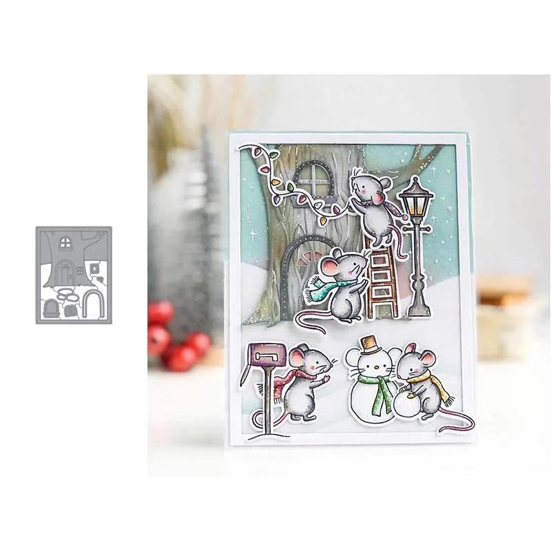 Нож для сценической сцены Treehouse металлические высекальные штампы форма