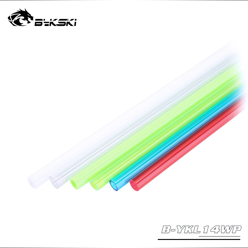 BYKSKI 4 шт./лот PETG/акриловая жесткая трубка od14 мм + толщина 2 длина 50 см прозрачная