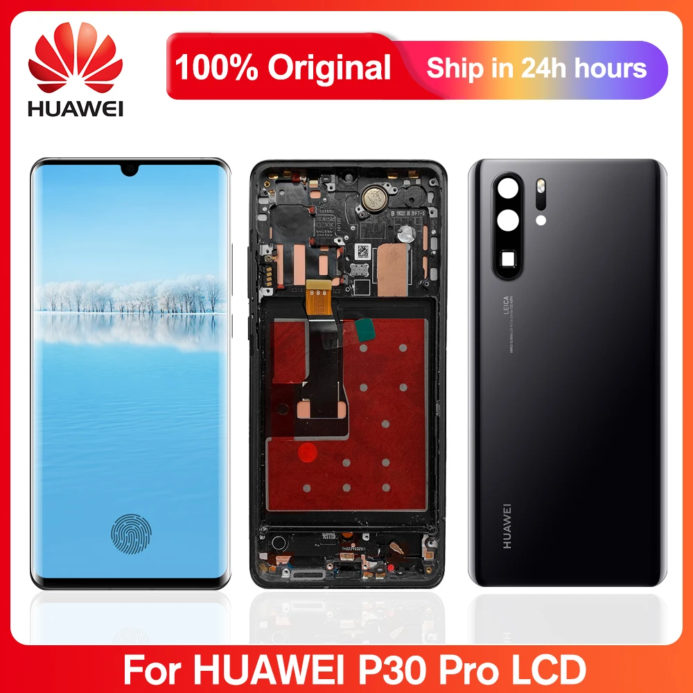 6 47 &quotОригинальный ЖК-дисплей для Huawei P30 Pro сенсорный экран в сборе P30Pro VOG-L29 L09 AL00 TL00