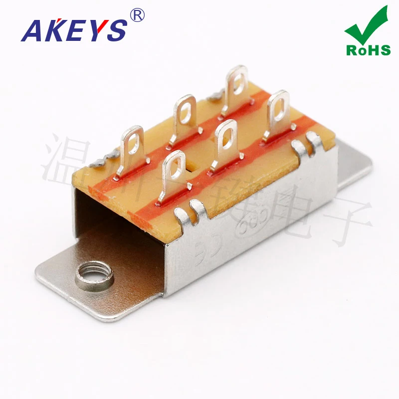 10 шт. вертикальный двухрядный переключатель 6 контактов|Выключатели| |