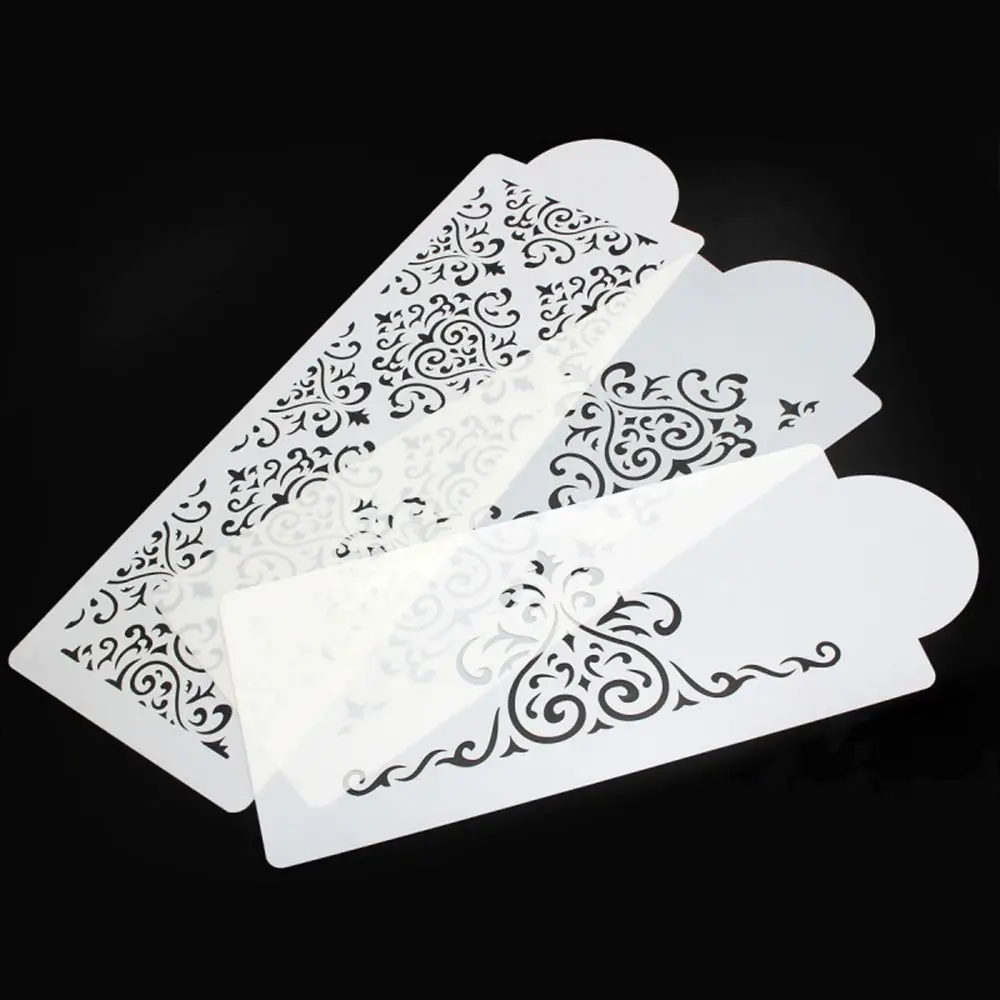 Reusable Stencil Baking Mould Pastry Tools Cake Fondant Tool Airbrush Painting Art Paper Craft Template Wedding Decor | Дом и сад