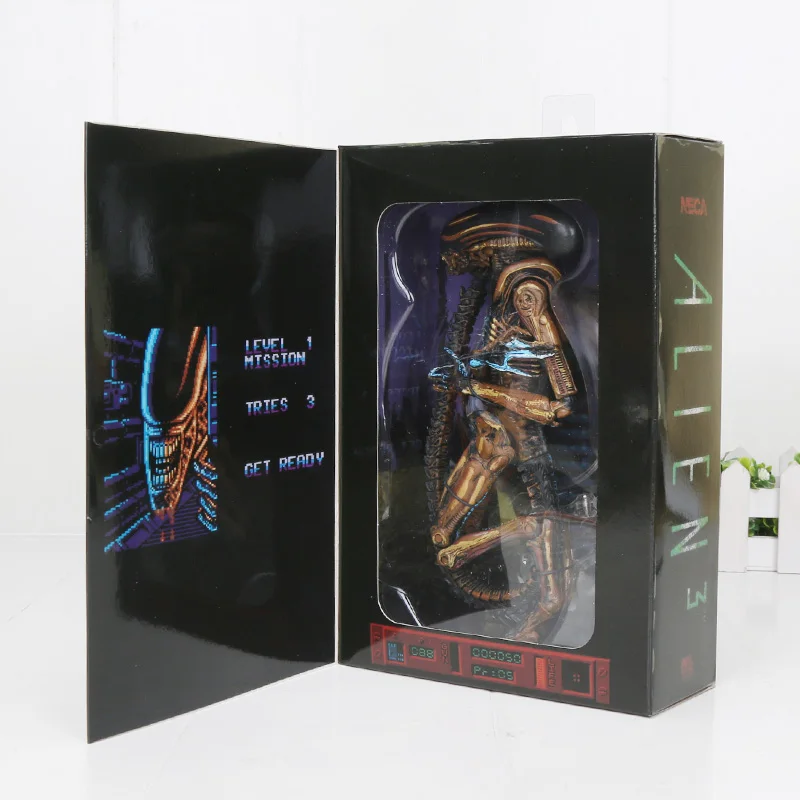 17cm in box 17-20 см NECA фигурка "чужой" игра Alien 3 8bit neca alien vs predator модель игрушки коллекции подарки - Цвет: 17cm in box