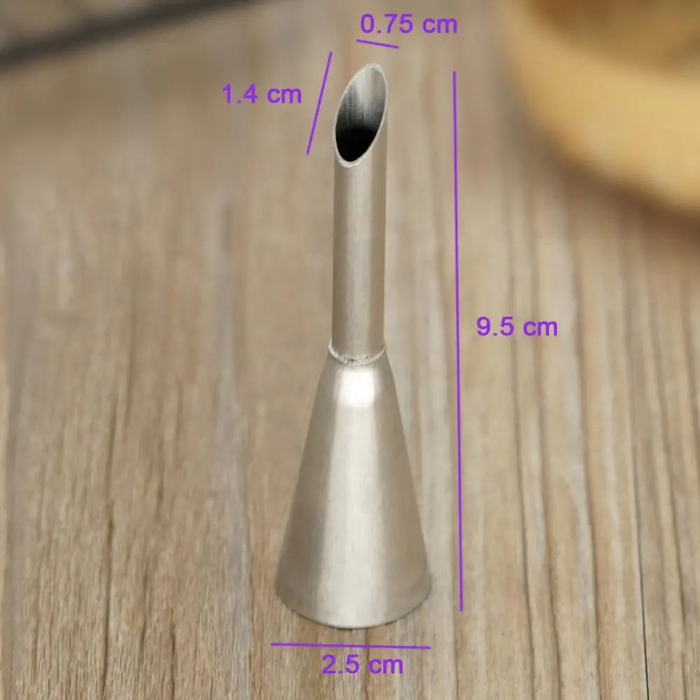 1 шт. насадка для обледенения крема из нержавеющей стали длинная Насадка На