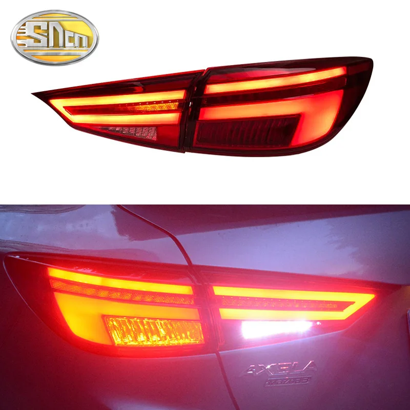 Car Styling For Mazda 3 Tail Lights 2014~2018 Mazda3 Axela Light Orignal Design LED Rear Lamp DRL+Brake+Park+Signal light | Автомобили и
