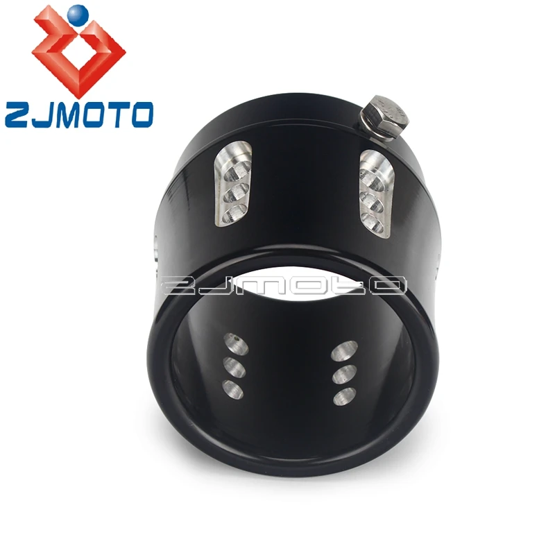 Алюминиевая наконечник выхлопной трубы с ЧПУ 2 5 дюйма прямая выхлопная труба