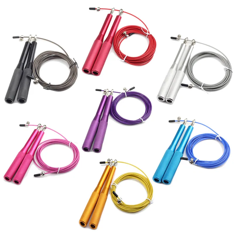 Сверхскоростной шарикоподшипник Скакалка Трос 3 метра Регулируемая скорость для