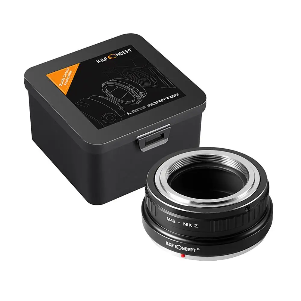 K & F Concept адаптер для камеры M42 Крепление объектива к Nikon Z6 Z7 Z50 бесплатная