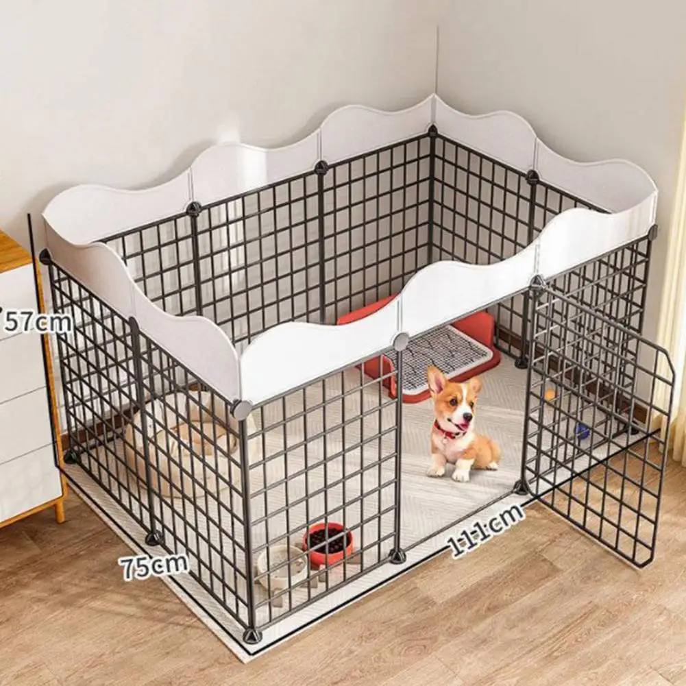 

Foldable Pet Playpen Pet Dog Iron Fence Iron Indoor Outdoor Puppy House Exercise Training Puppy Kitten Space Dogs Supplies