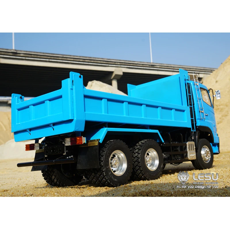 1/14 RC LESU Hino700 6X6 гидравлический самосвал с металлическим шасси|Радиоуправляемые
