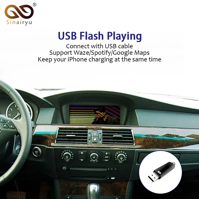 Беспроводной Apple Carplay для BMW CCC 1 3 5 6 7 sertes X1 X3 X5 X6 Z4 E60 E61 E62 E63 E70 E71 E8 Android автомобильное