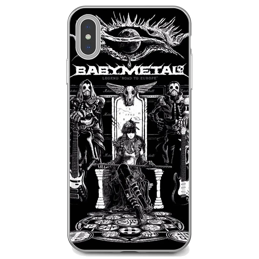 Силиконовый кожаный чехол Babymetal-JP-girl-idol-металлический ремешок для Xiaomi poco X3 nfc F2 Pro M3