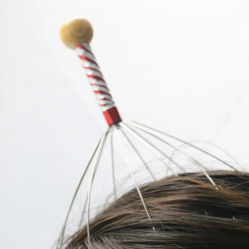 Профессиональный анти-стресс боли Массажер Осьминог для головы и шеи снятие