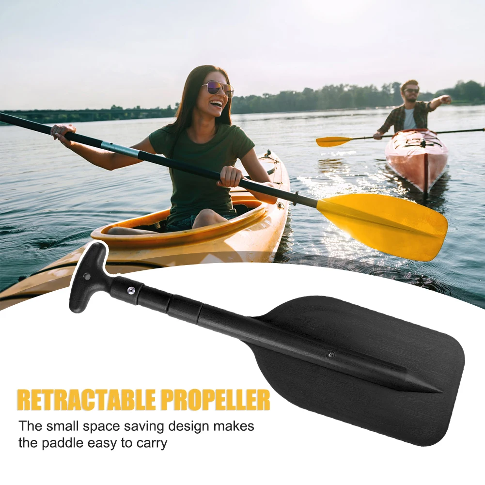 Paletas de Kayak ligeras y desmontables, accesorio retr&aacute;ctil para deportes acu&aacute;ticos, telesc&oacute;pico, Rafting, remo de barco, 1 ud.-4