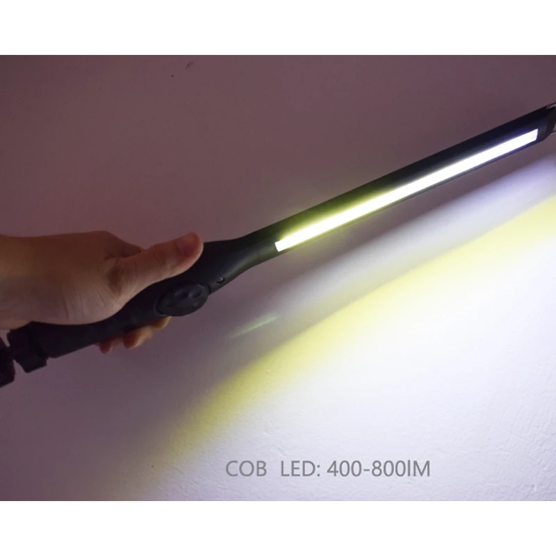 

COB LED Flashlight Portable USB Rechargeable Working Light Magnetic Torch Lanterna Hanging Hook Lamp For Outdoor Camping