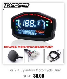 Мотоциклетные инструменты 10000 RMP ЖК Спидометр Тахометр для Yamaha Zuma BMK x125 YW125 speedomerter для Yamaha BWS 7 цветов