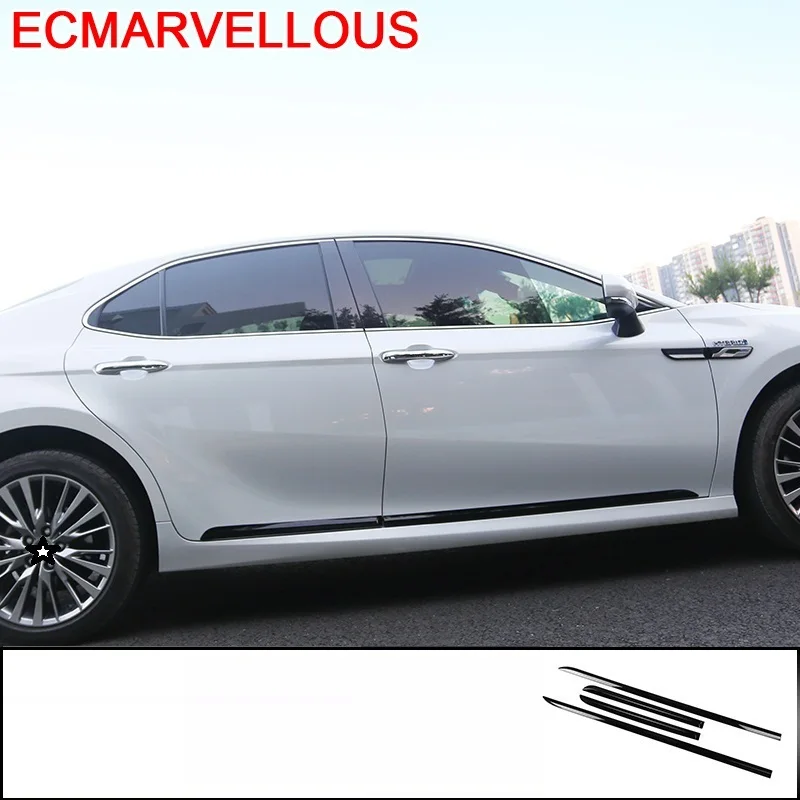 Auto Automobile Chromium Modified Decorative Car Styling Bright Sequins Decoration Accessory Covers 18 19 FOR Toyota Camry | Автомобили и