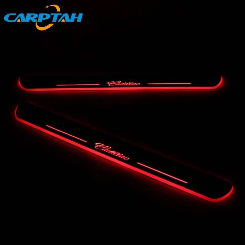 Carptah Trim Pedal светодиодный светильник на пороге для автомобиля Накладка порог