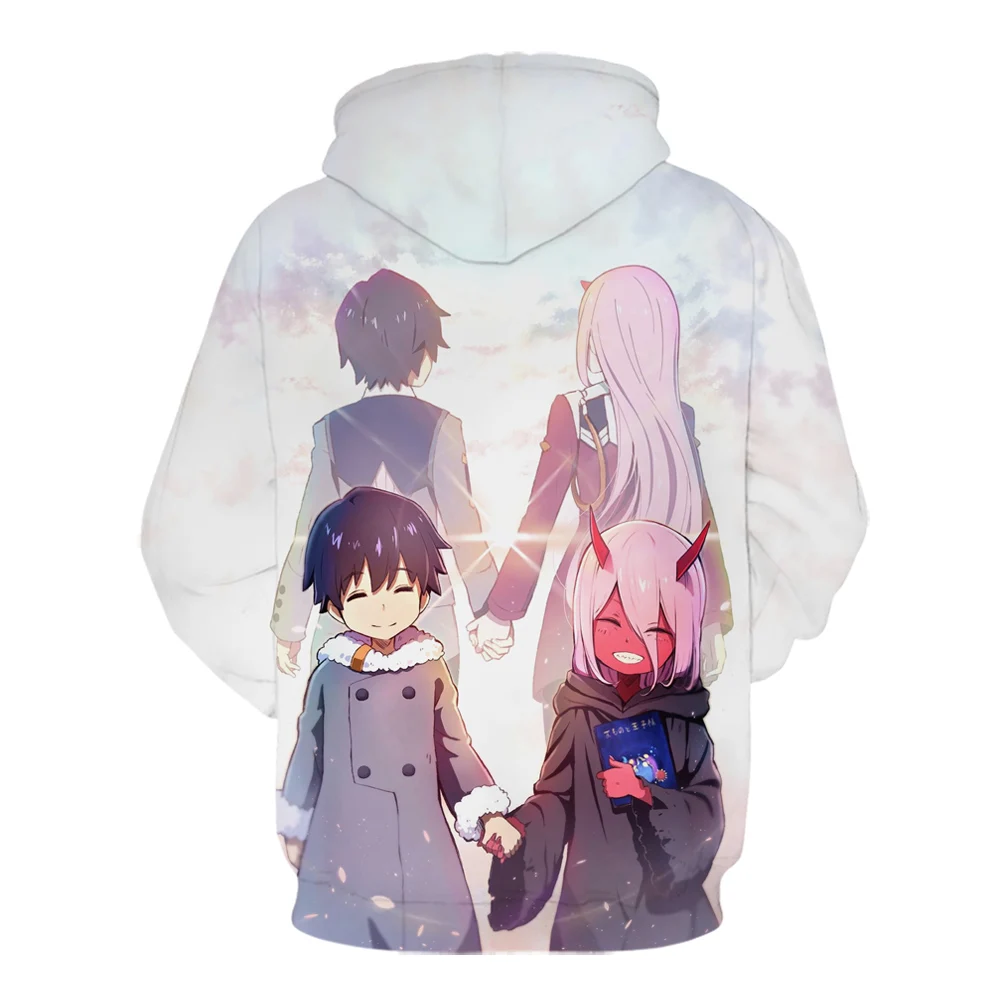 Объемная Аниме Толстовка с капюшоном для мальчиков и девочек парные модные