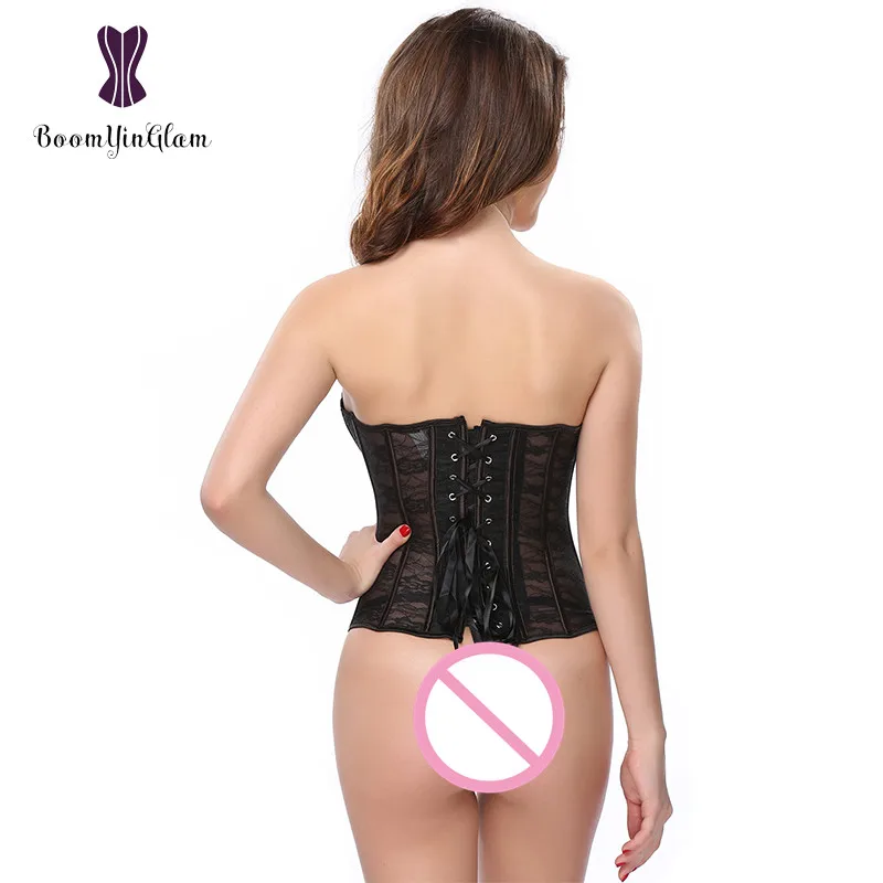 Соблазнительное прозрачное женское нижнее белье с металлической застежкой