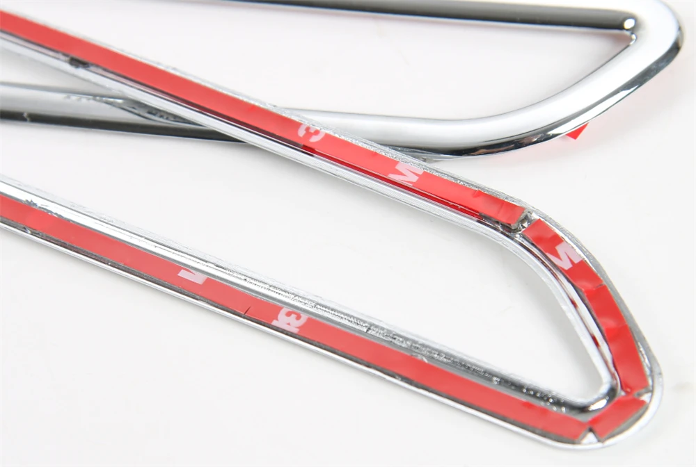 

ABS Car Interior Decoration Rear Bumper Side Warning Light Ring Trim for Ford Mustang 2015+ Stylish Decals Colorful Car Stickers