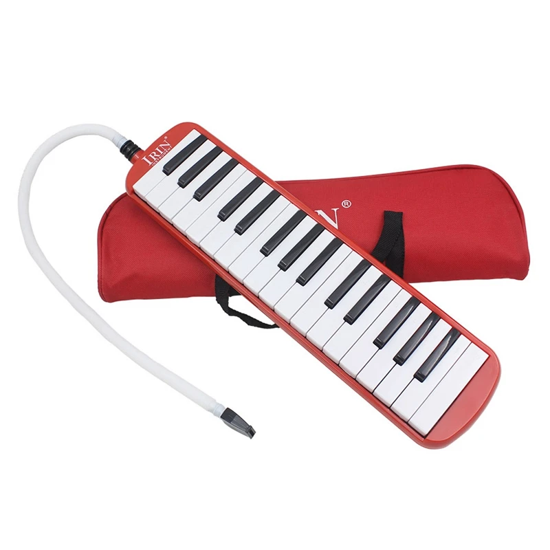 IRIN 1 Набор 32 клавишных мелодий для фортепиано с коробкой аккордеона (красный) |