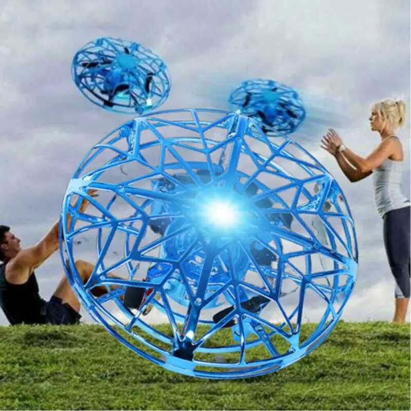 Оригинальный мини Дрон Quad индукционный самолет Левитация НЛО - Цена: 1 257,99 руб.