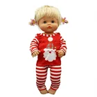 Новинка 2020, Рождественская кукла в пижаме, одежда подходит для куклы Nenuco 42 см, аксессуары для кукол Nenuco su Hermanita