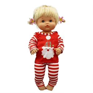 Новинка 2020, Рождественская кукла в пижаме, одежда подходит для куклы Nenuco 42 см, аксессуары для кукол Nenuco su Hermanita