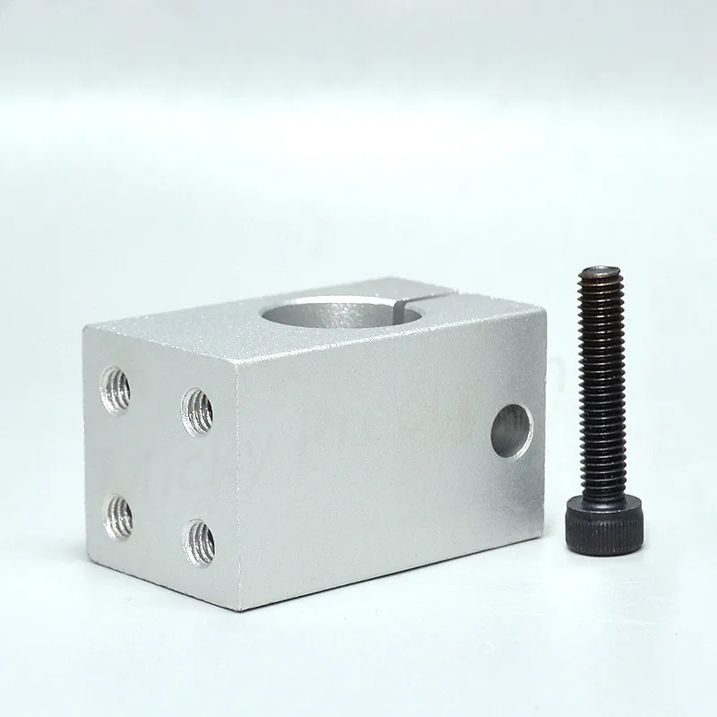 Скоба крепления вала с параллельным направляющим трубопроводом и опорным подшипниковым корпусом с резьбовым зажимом и бесплатной доставкой.