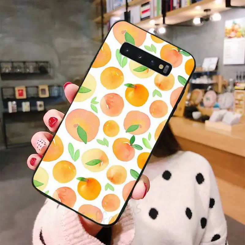 

Summer fruit lemon peach pomegranate grapes Phone Cases For Samsung A50 A51 A71 A20E A20S S10 S20 S21 S30 Plus ultra 5G M11