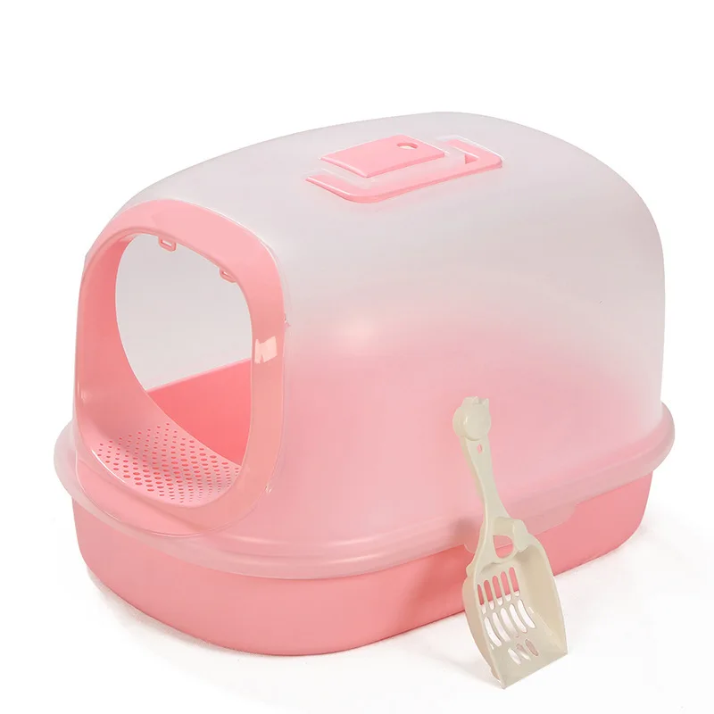 

Double-decked Cat Basin, Super Large Pine, Fully Enclosed Cat Sand Basin, Bentonite Sand Toilet, Deodorizing Grid Box, Drawer