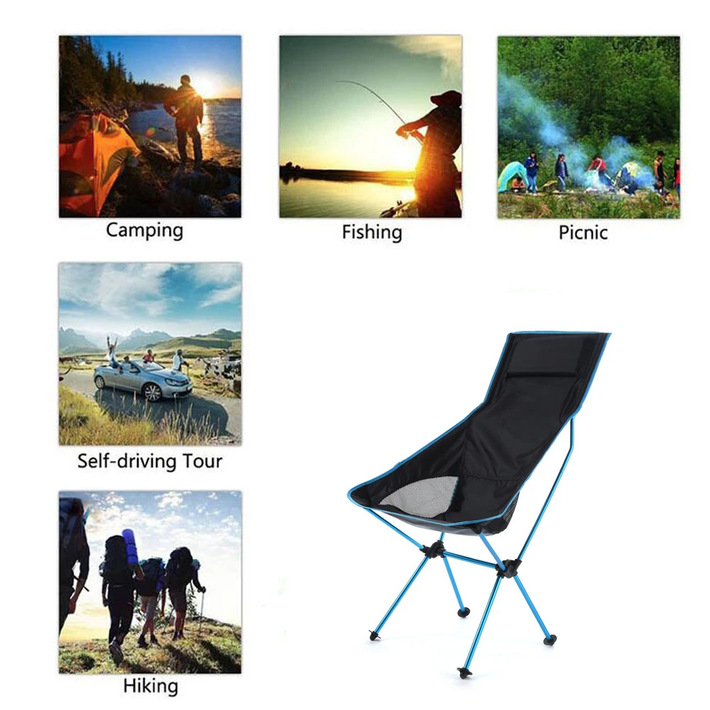 Стул складной сверхлегкий сверхпрочный портативный стул для путешествий