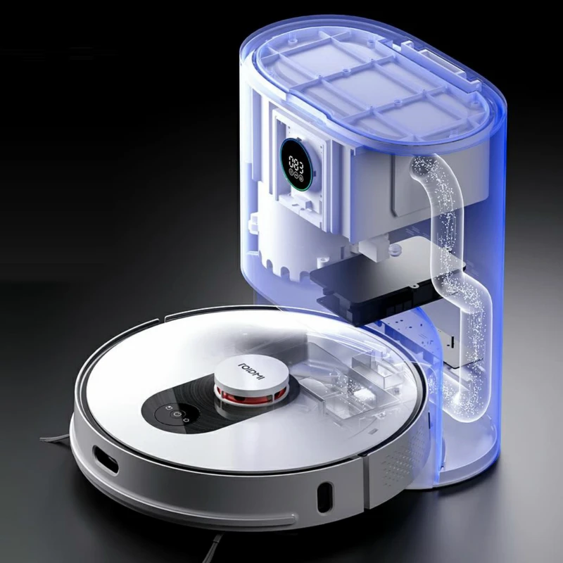 Новый глобальный вариант ROIDMI EVE Plus Робот-пылесос и моп-чистильщик с поддержкой умной коллекции пыли Google Assistant Alexa.